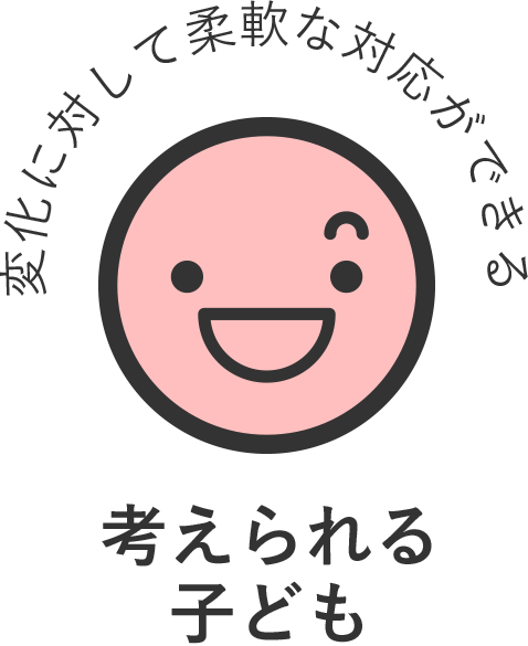 変化に対して柔軟な対応ができる 考えられる 子ども